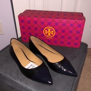 penelope cap toe flat